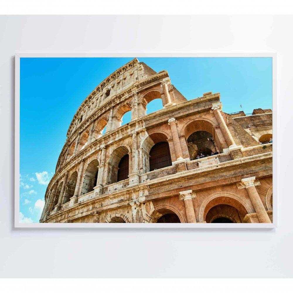 Quadro Coliseu 90x60 Cm Vidro Impresso - 5