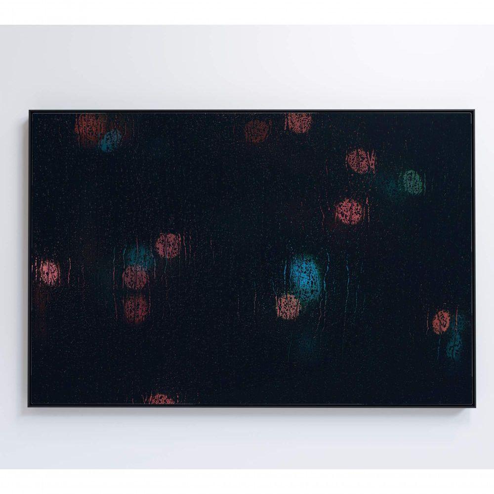 Quadro Chuva No Vidro 120x80 Cm Tecido Canvas - 2