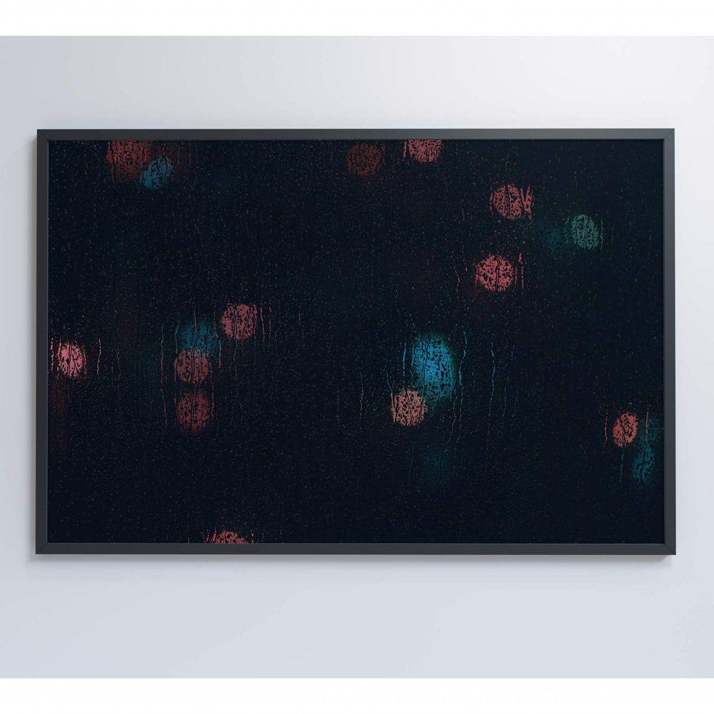 Quadro Chuva No Vidro 120x80 Cm Tecido Canvas - 3