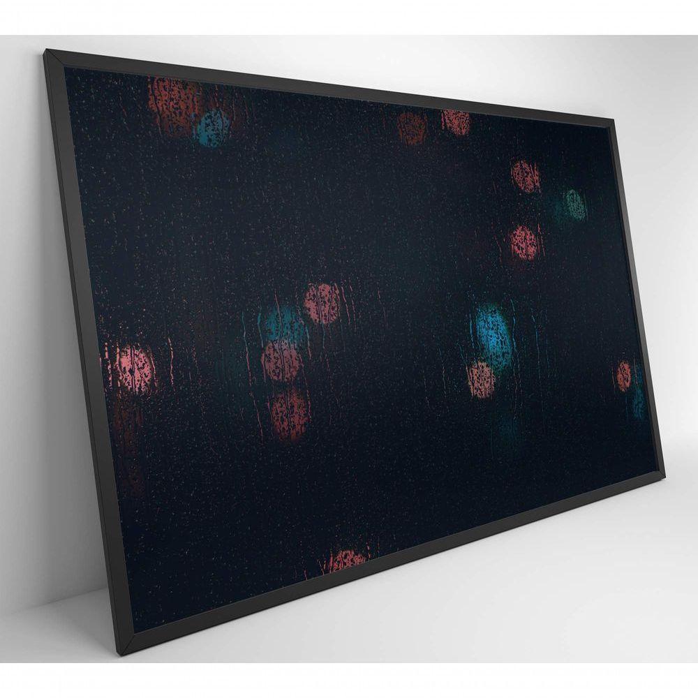 Quadro Chuva No Vidro 120x80 Cm Tecido Canvas - 5