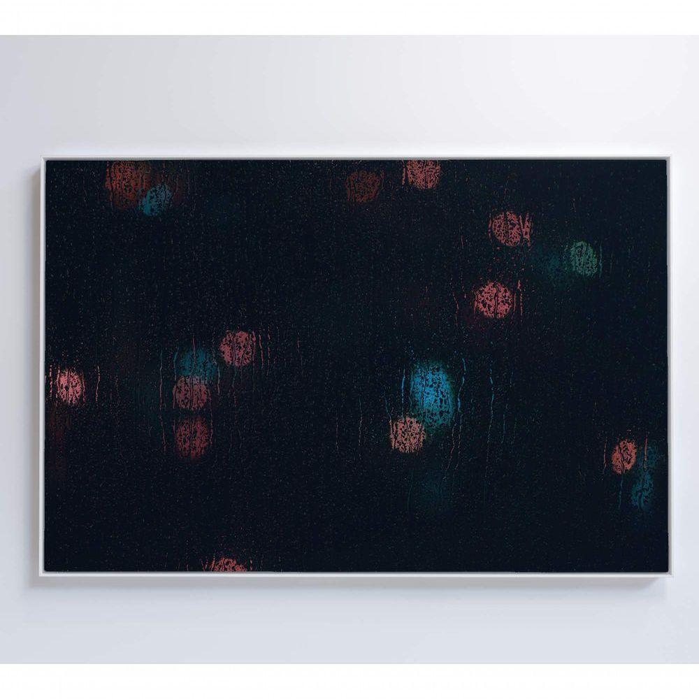 Quadro Chuva No Vidro 120x80 Cm Tecido Canvas - 6