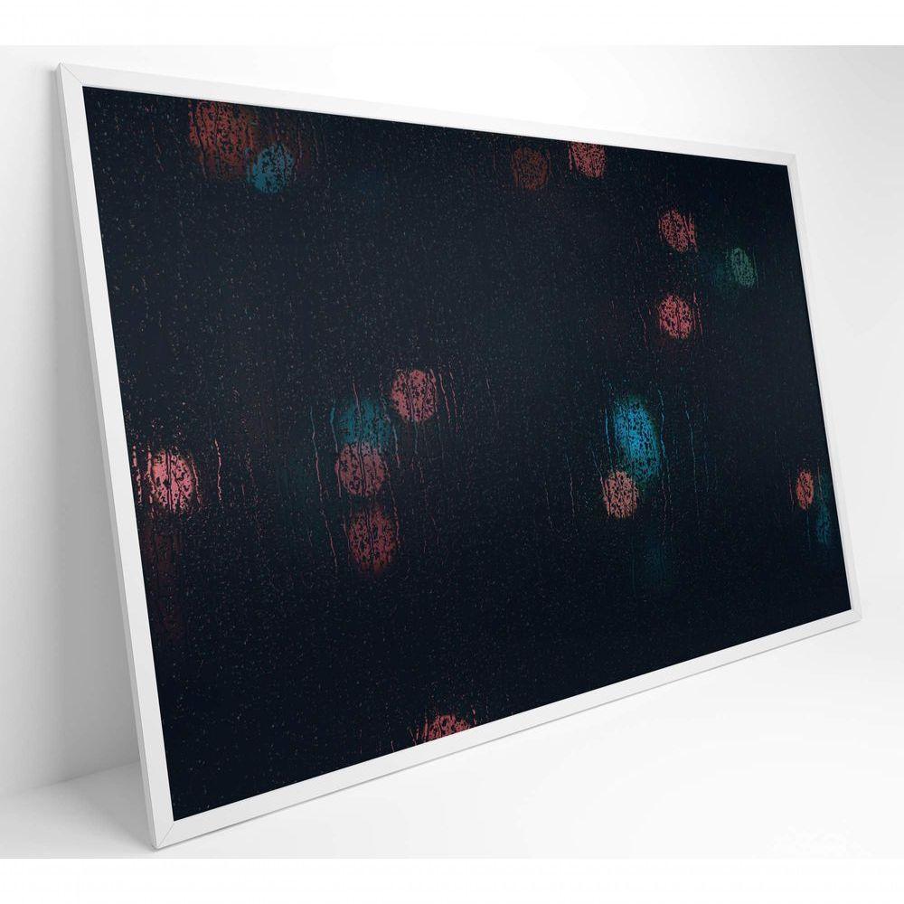 Quadro Chuva No Vidro 120x80 Cm Tecido Canvas - 8