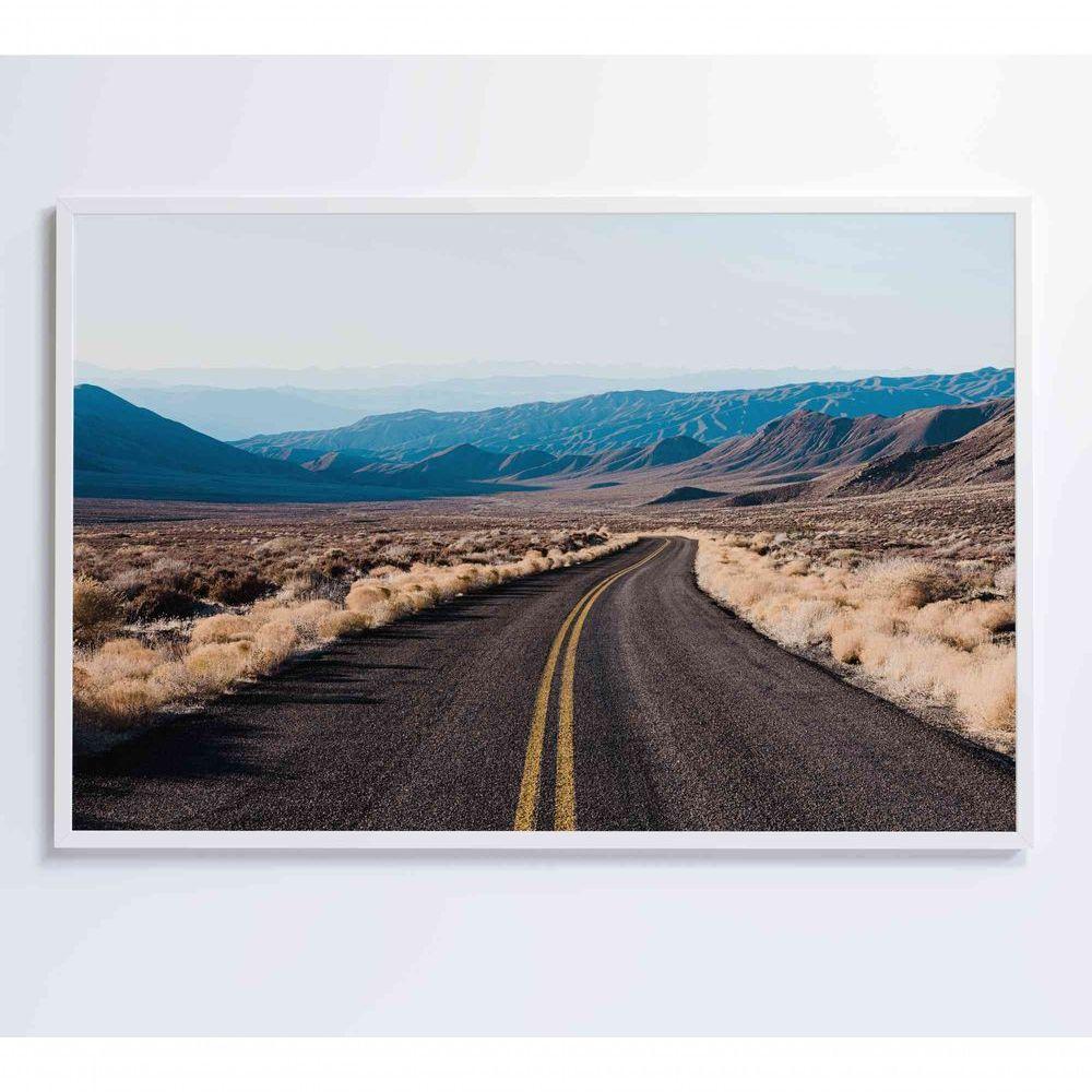 Quadro Estradas 120x80 Cm Vidro Impresso - 2