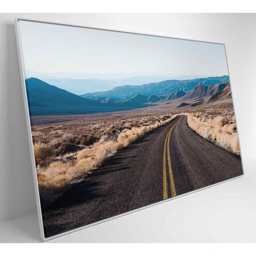 Quadro Estradas 120x80 Cm Vidro Impresso - 8