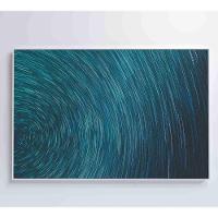 Quadro Abstrato Espiral 120x80 Cm Tecido Canvas - 1