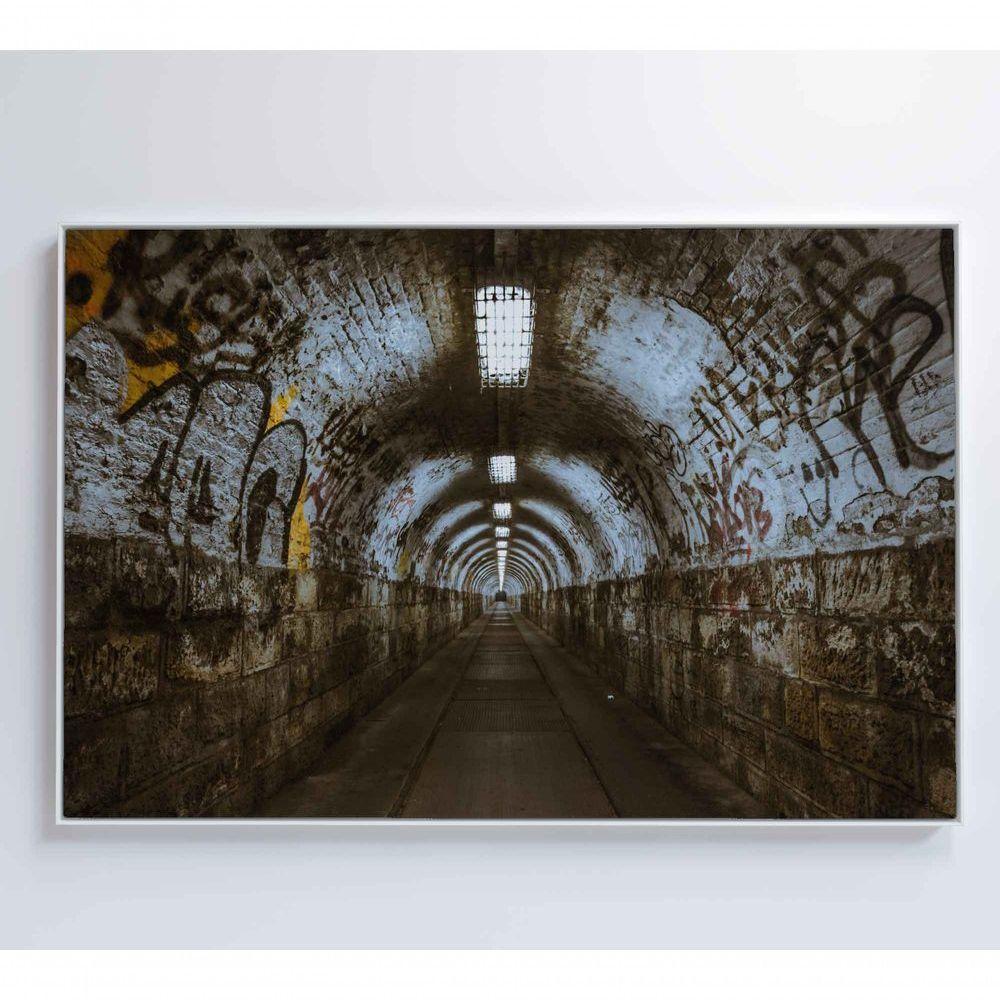 Quadro Passagem Subterrânea 120x80 Cm Tecido Canvas - 5