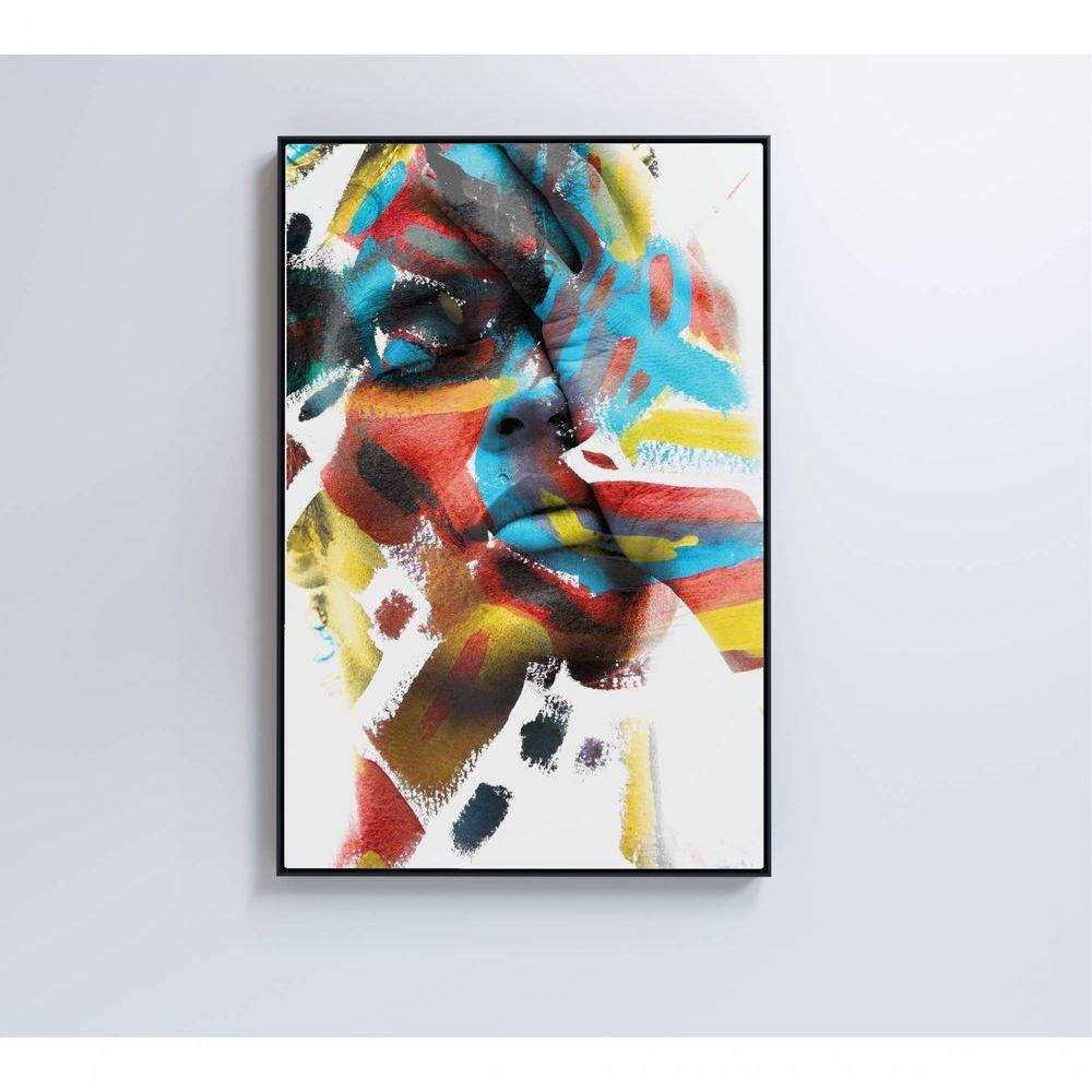 Quadro Mulher Pintura 60x90 Cm Tecido Canvas - 4