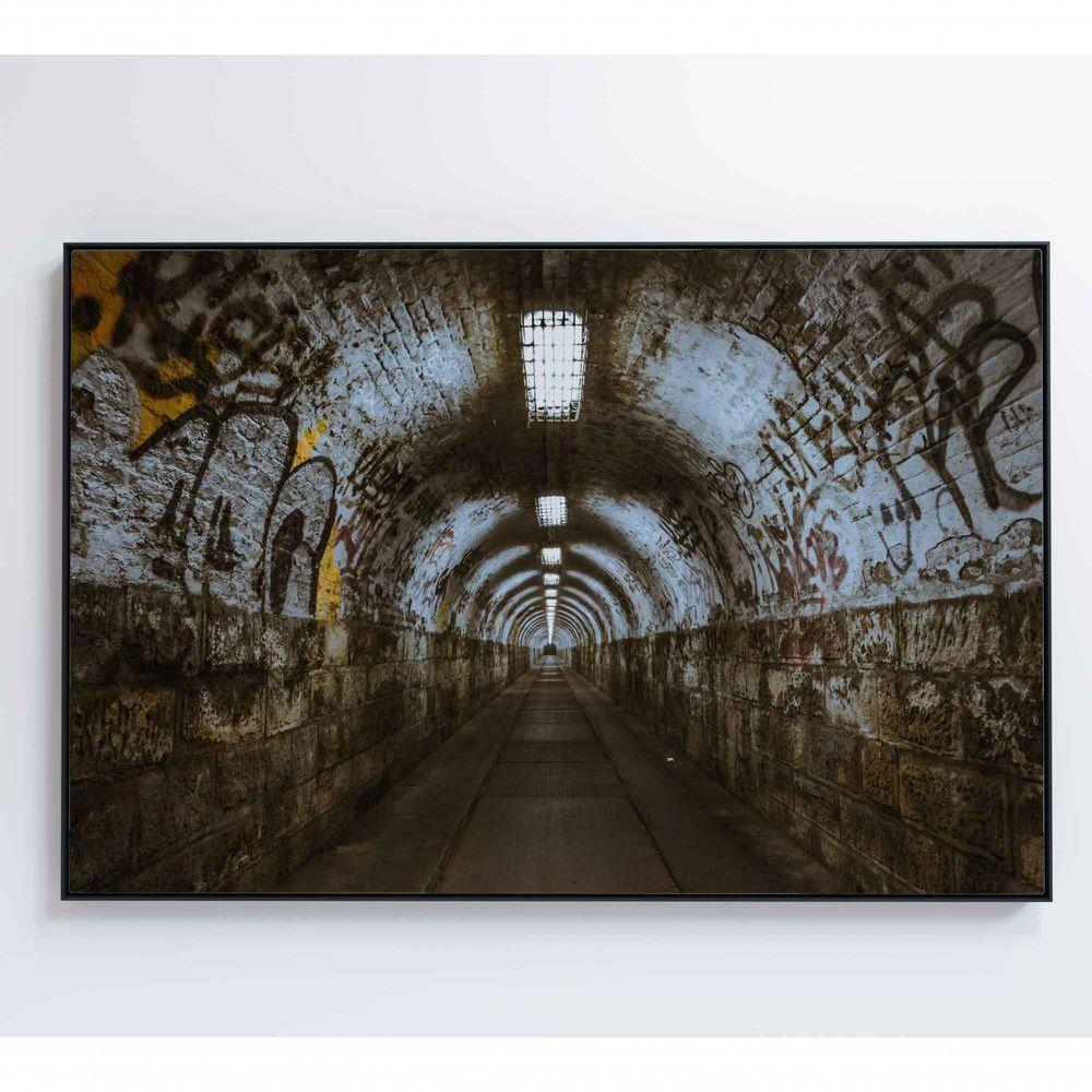 Quadro Passagem Subterrânea 60x40 Cm Vidro Impresso - 2