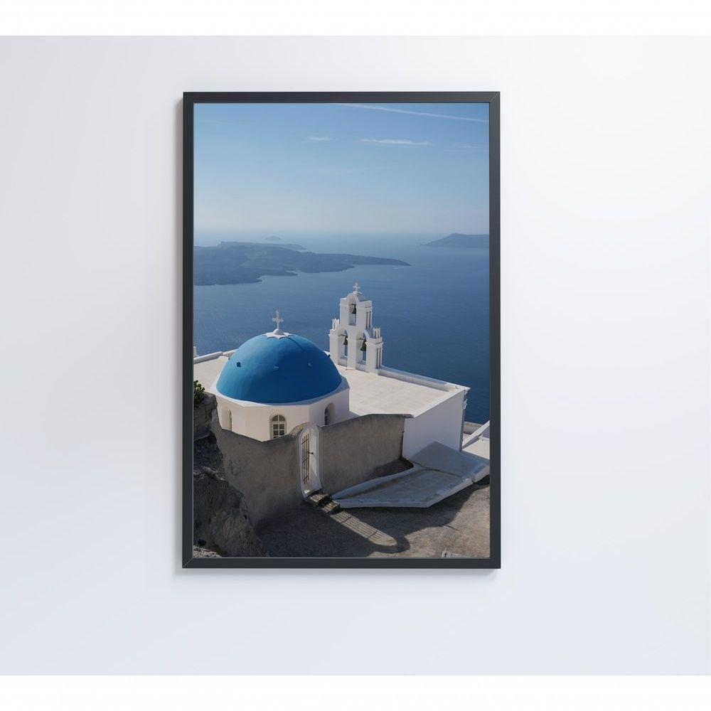 Quadro Casa Santorini 60x90 Cm Tecido Canvas - 2