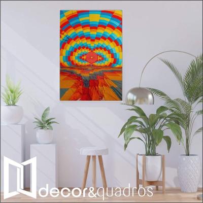 Quadro Balão 80x120 Cm Adesivo Fotográfico