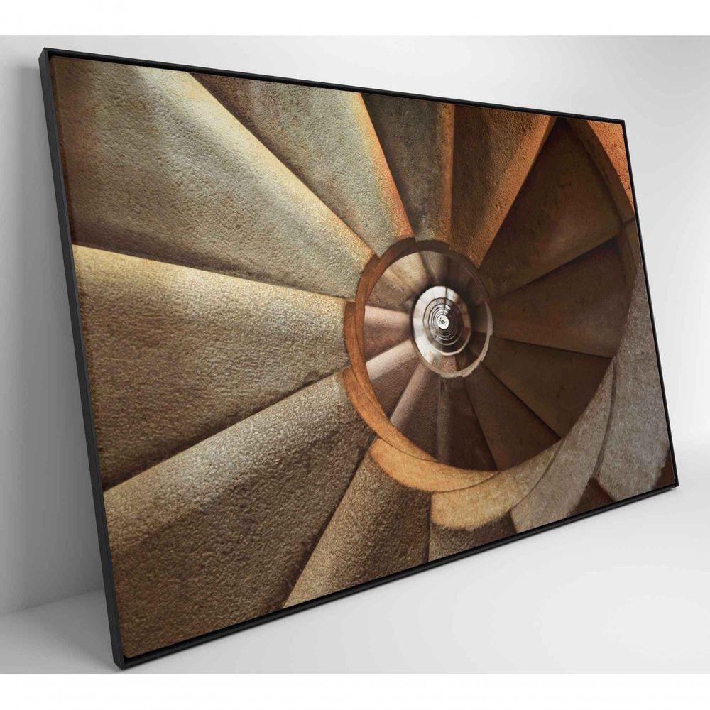Quadro Arquitetura Espiral 120x80 Cm Vidro Impresso - 4