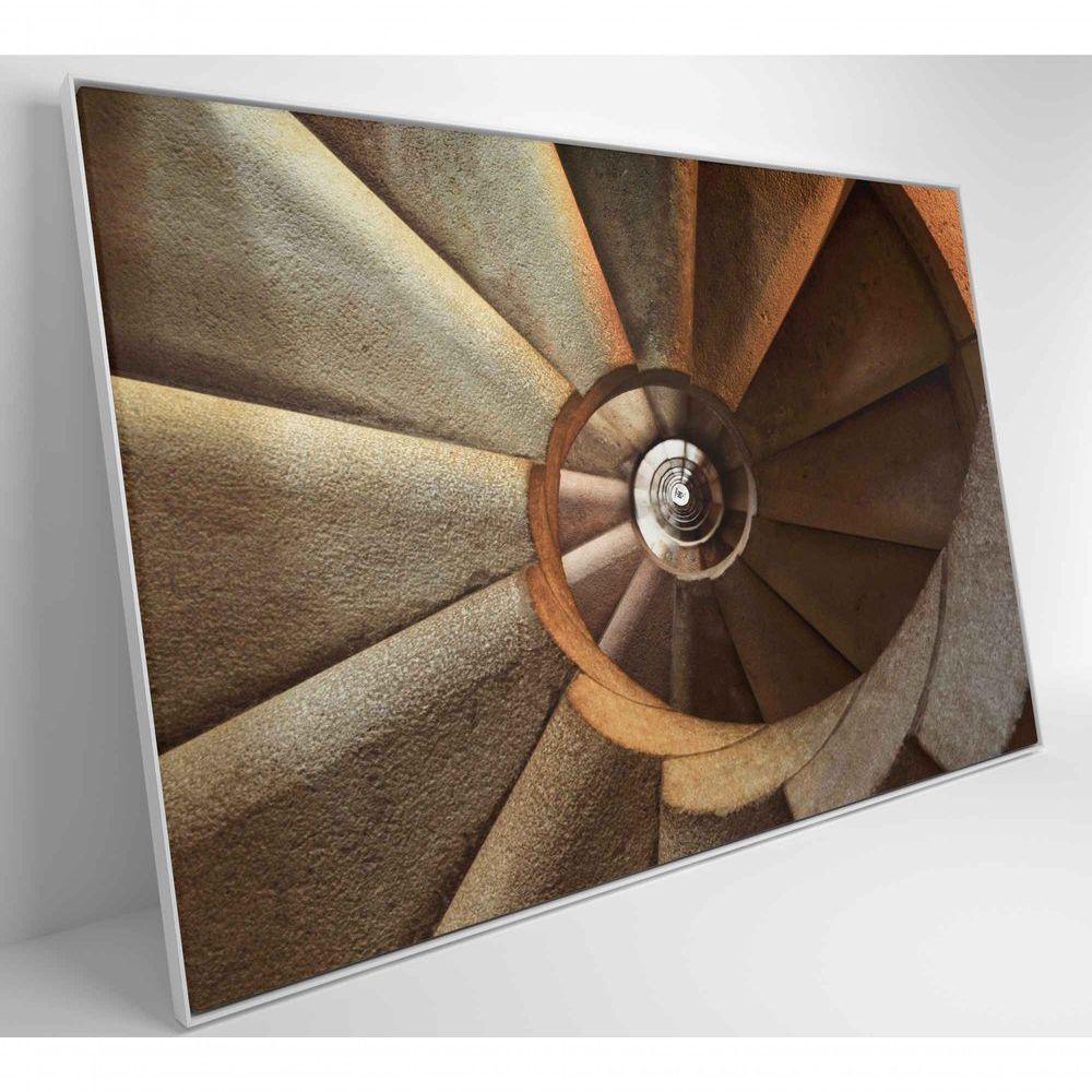 Quadro Arquitetura Espiral 120x80 Cm Vidro Impresso - 5