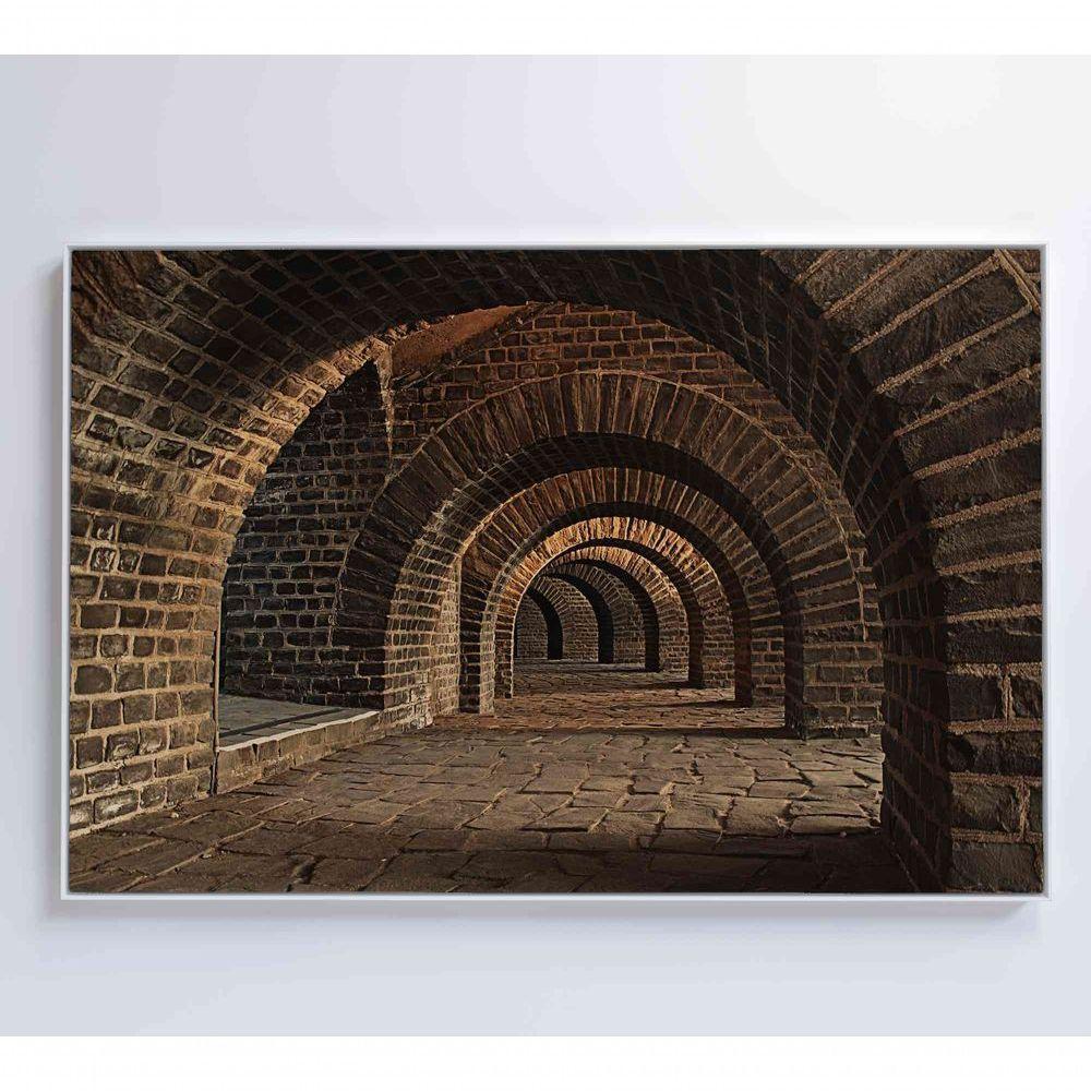 Quadro Adega 90x60 Cm Vidro Impresso - 1