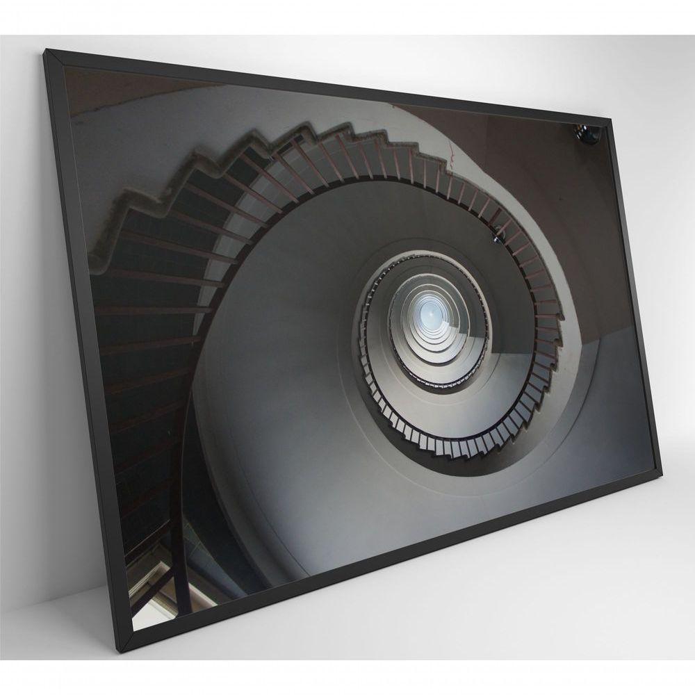 Quadro Escada Em Espiral 60x40 Cm Tecido Canvas - 5