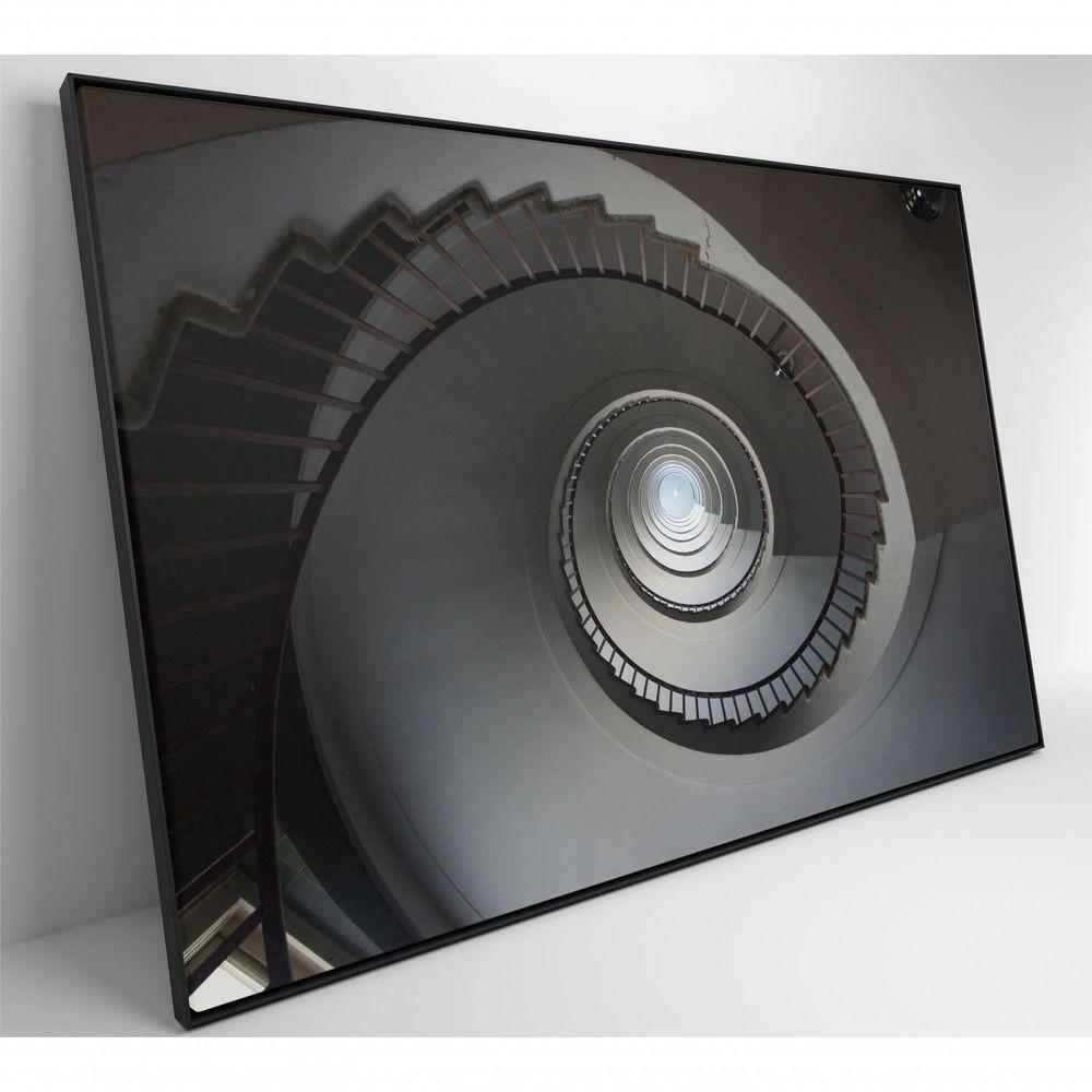 Quadro Escada Em Espiral 60x40 Cm Tecido Canvas - 8