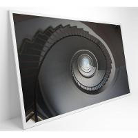 Quadro Escada Em Espiral 60x40 Cm Tecido Canvas - 7