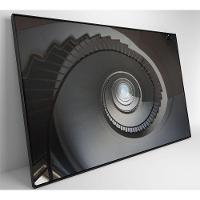 Quadro Escada Em Espiral 60x40 Cm Tecido Canvas - 8