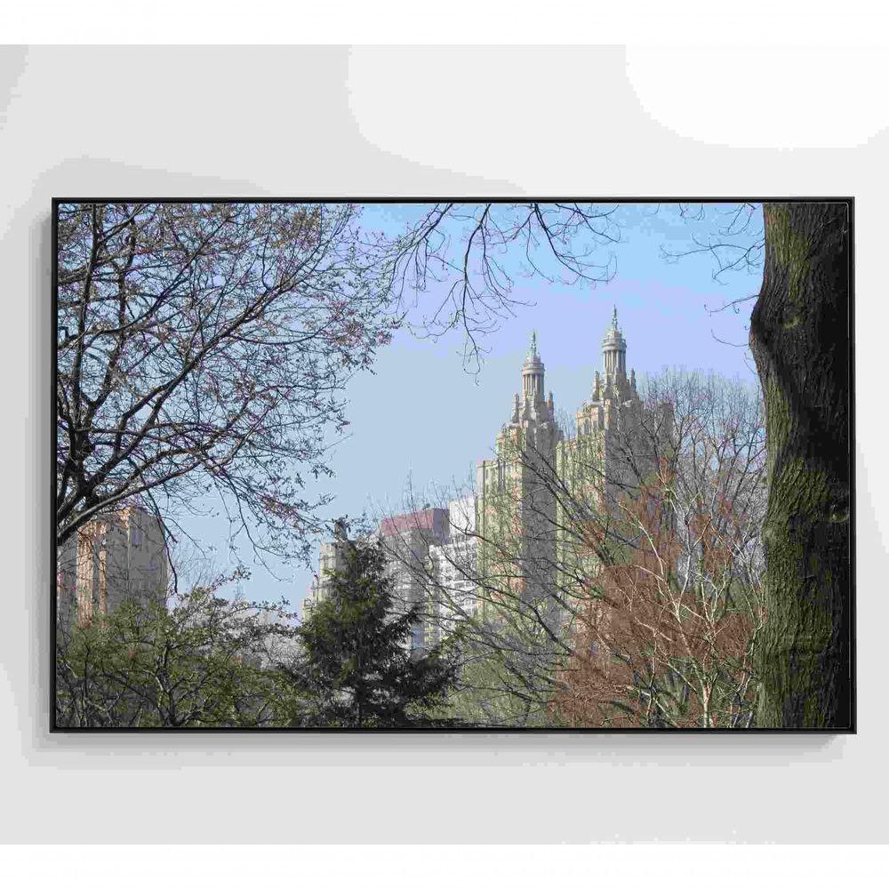 Quadro árvores Central Park 120x80 Cm Tecido Canvas - 3