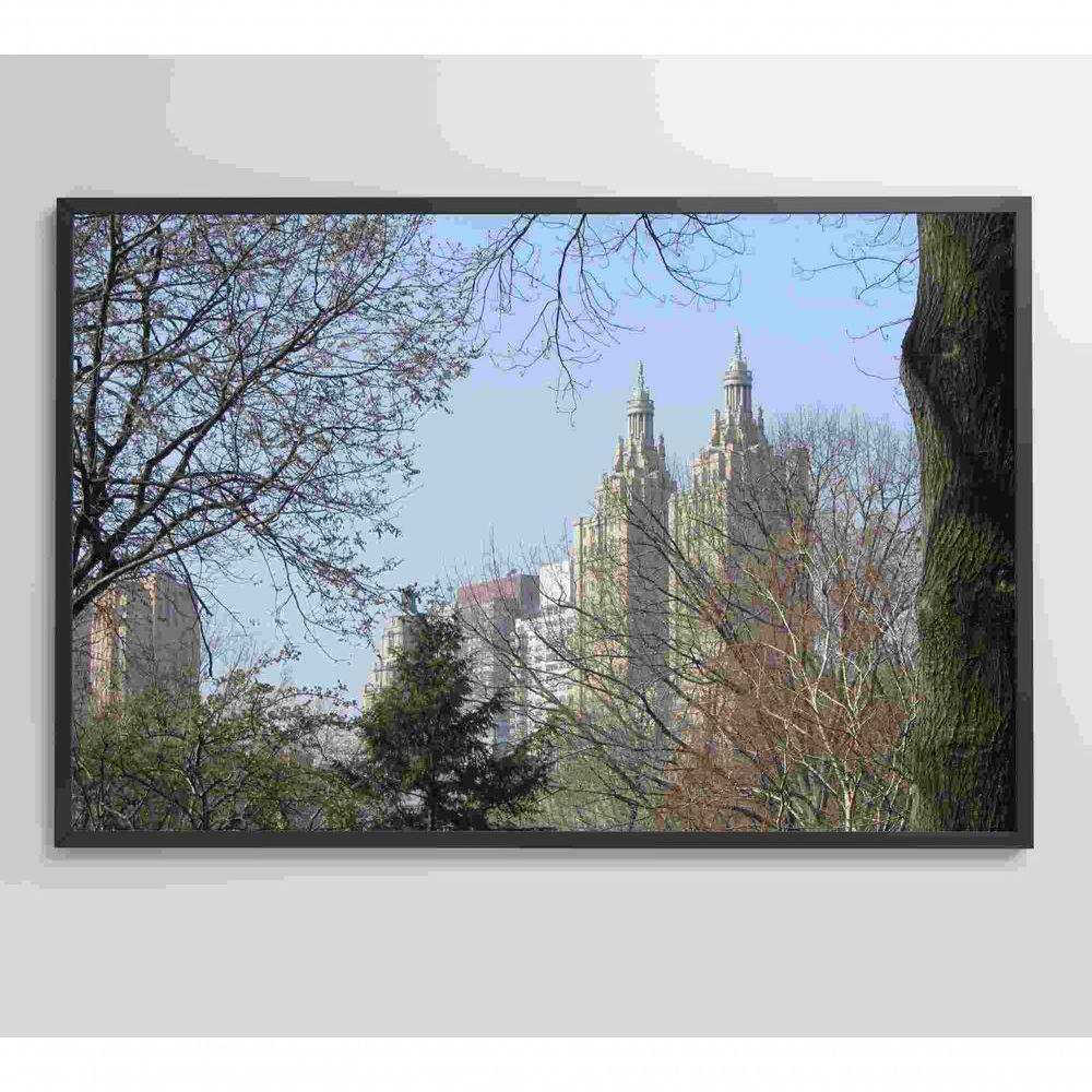 Quadro árvores Central Park 120x80 Cm Tecido Canvas - 5