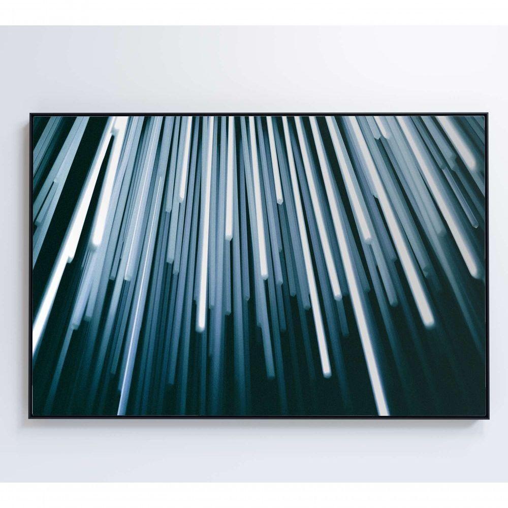 Quadro Abstrato Pilares 90x60 Cm Tecido Canvas - 2