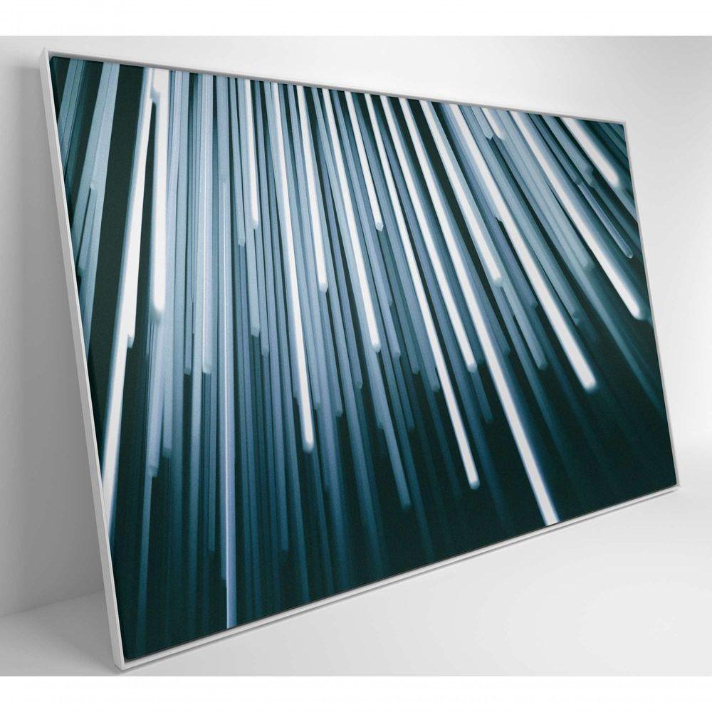 Quadro Abstrato Pilares 90x60 Cm Tecido Canvas - 7