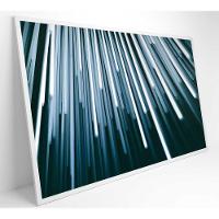 Quadro Abstrato Pilares 90x60 Cm Tecido Canvas - 8