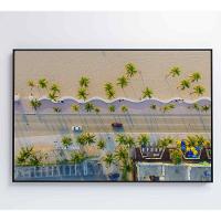 Quadro Praia Miami 90x60 Cm Tecido Canvas - 3