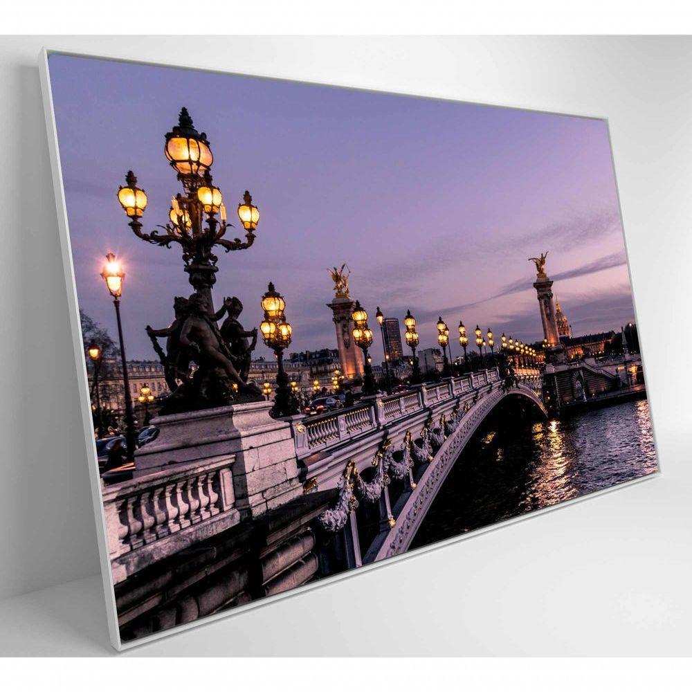 Quadro Ponte Alexandre Iii Paris 60x40 Cm Tecido Canvas - 7
