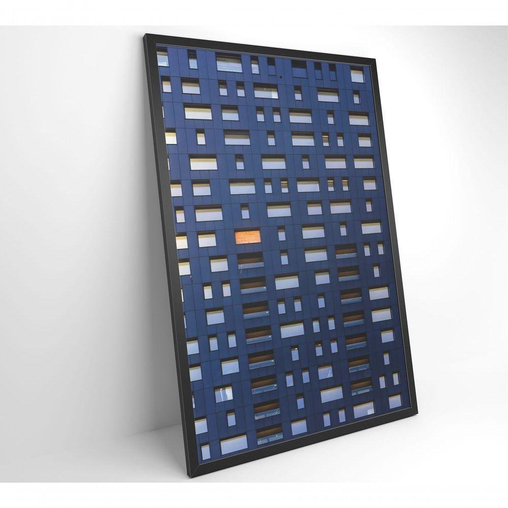 Quadro Arquitetura Retângulos 80x120 Cm Tecido Canvas - 5