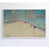 Quadro Abstrato Rachadura 90x60 Cm Tecido Canvas - 6