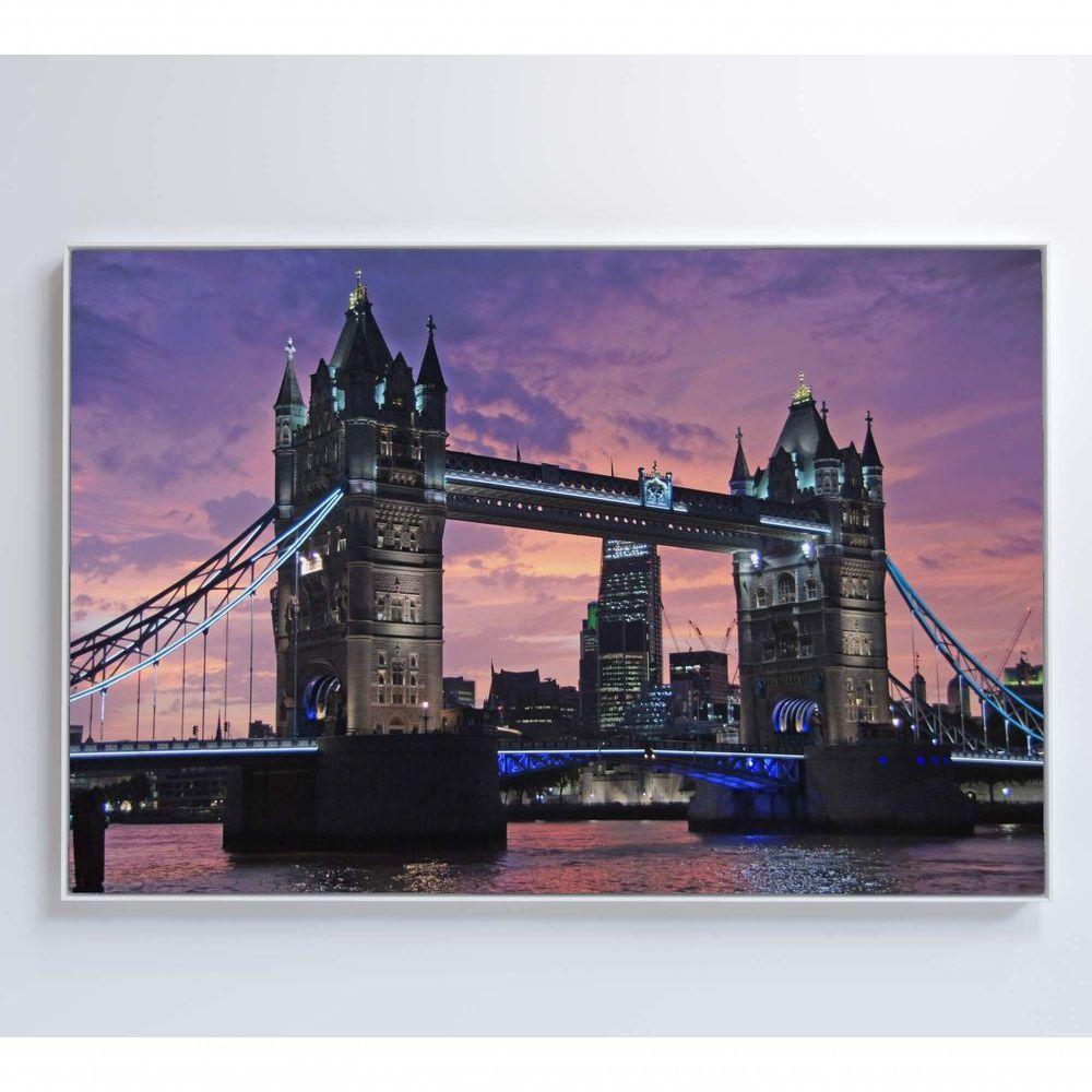 Quadro Ponte Da Torre 60x40 Cm Tecido Canvas - 3