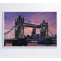 Quadro Ponte Da Torre 60x40 Cm Tecido Canvas - 7