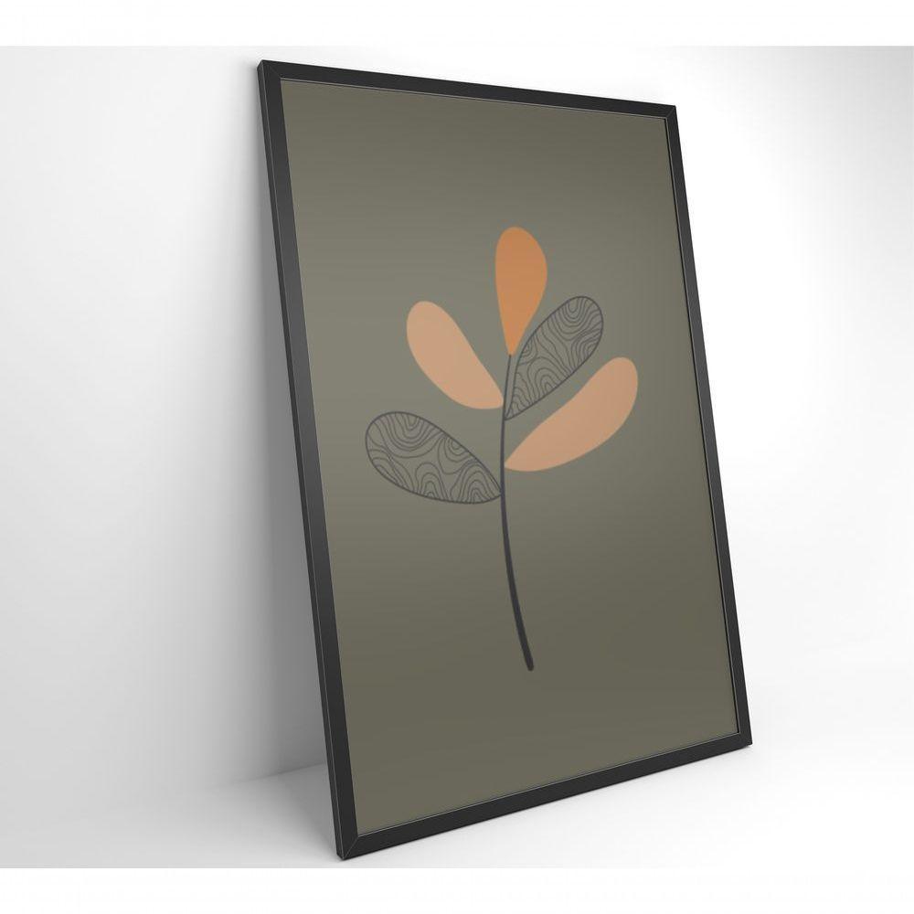 Quadro Abstrato Flores 4 60x90 Cm Vidro Impresso - 7