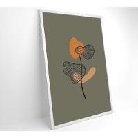 Quadro Abstrato Flores 2 80x120 Cm Vidro Impresso - 8