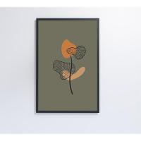 Quadro Abstrato Flores 2 40x60 Cm Adesivo Fotográfico - 7