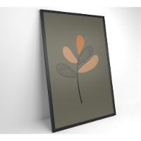 Quadro Abstrato Flores 4 40x60 Cm Tecido Canvas - 7