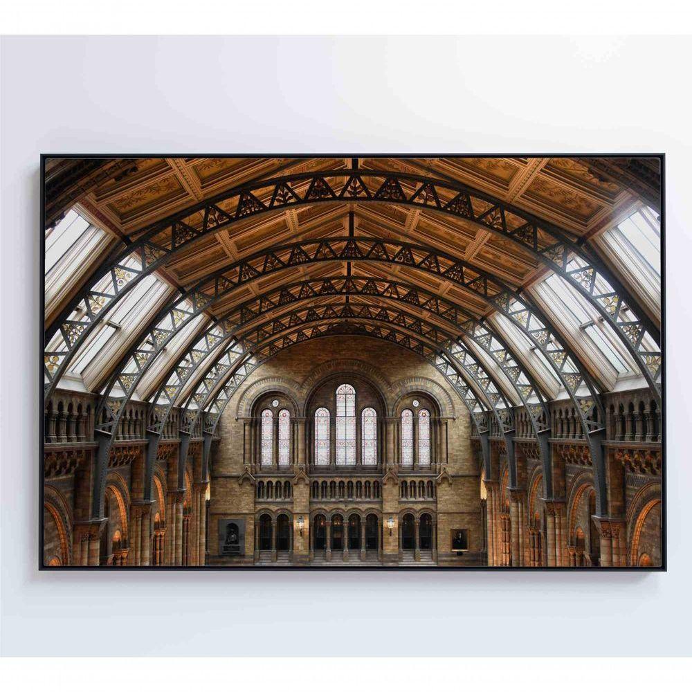 Quadro Arquitetura Arcos 90x60 Cm Tecido Canvas - 3