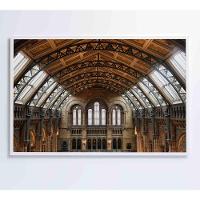 Quadro Arquitetura Arcos 90x60 Cm Tecido Canvas - 5