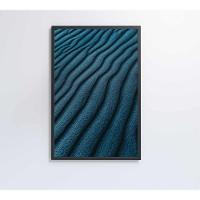 Quadro Abstrato Ondas 40x60 Cm Vidro Impresso - 2