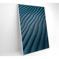 Quadro Abstrato Ondas 40x60 Cm Vidro Impresso - 6