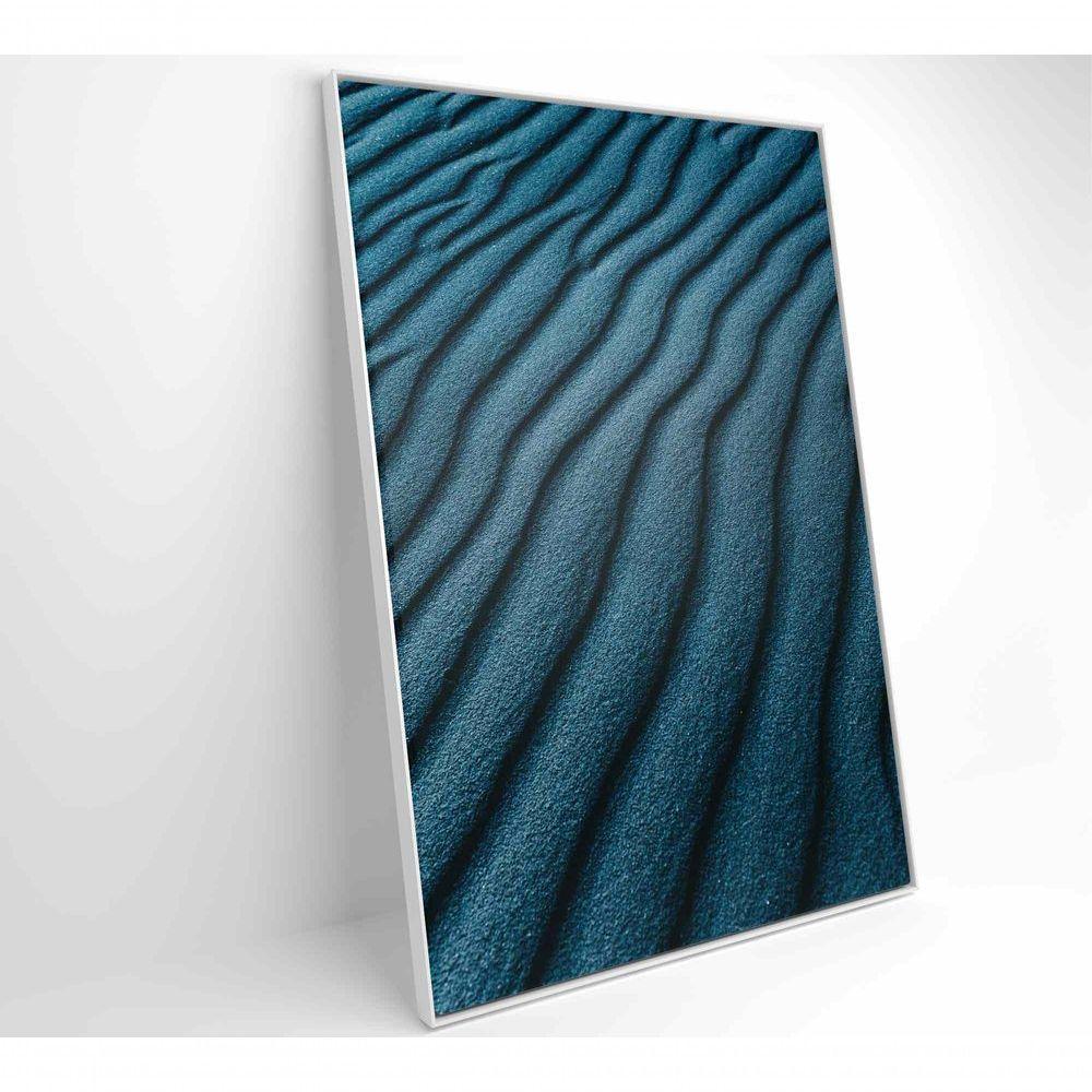 Quadro Abstrato Ondas 60x90 Cm Tecido Canvas - 6