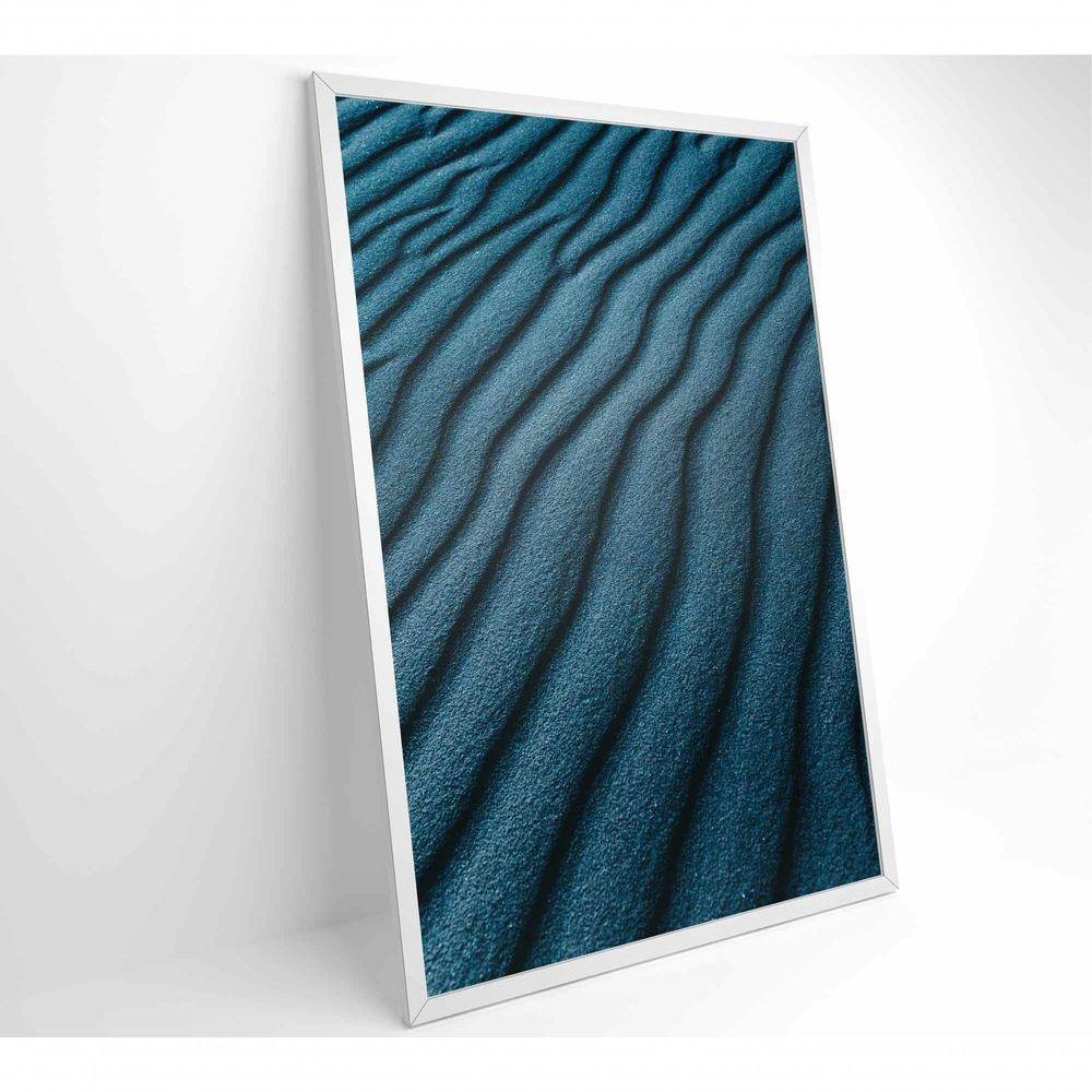 Quadro Abstrato Ondas 60x90 Cm Tecido Canvas - 7