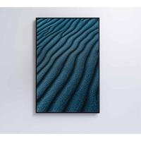 Quadro Abstrato Ondas 60x90 Cm Tecido Canvas - 3