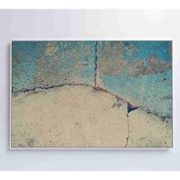 Quadro Abstrato Rachadura 60x40 Cm Tecido Canvas - 1