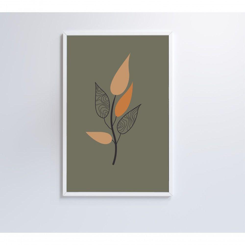 Quadro Abstrato Flores 3 80x120 Cm Vidro Impresso - 3