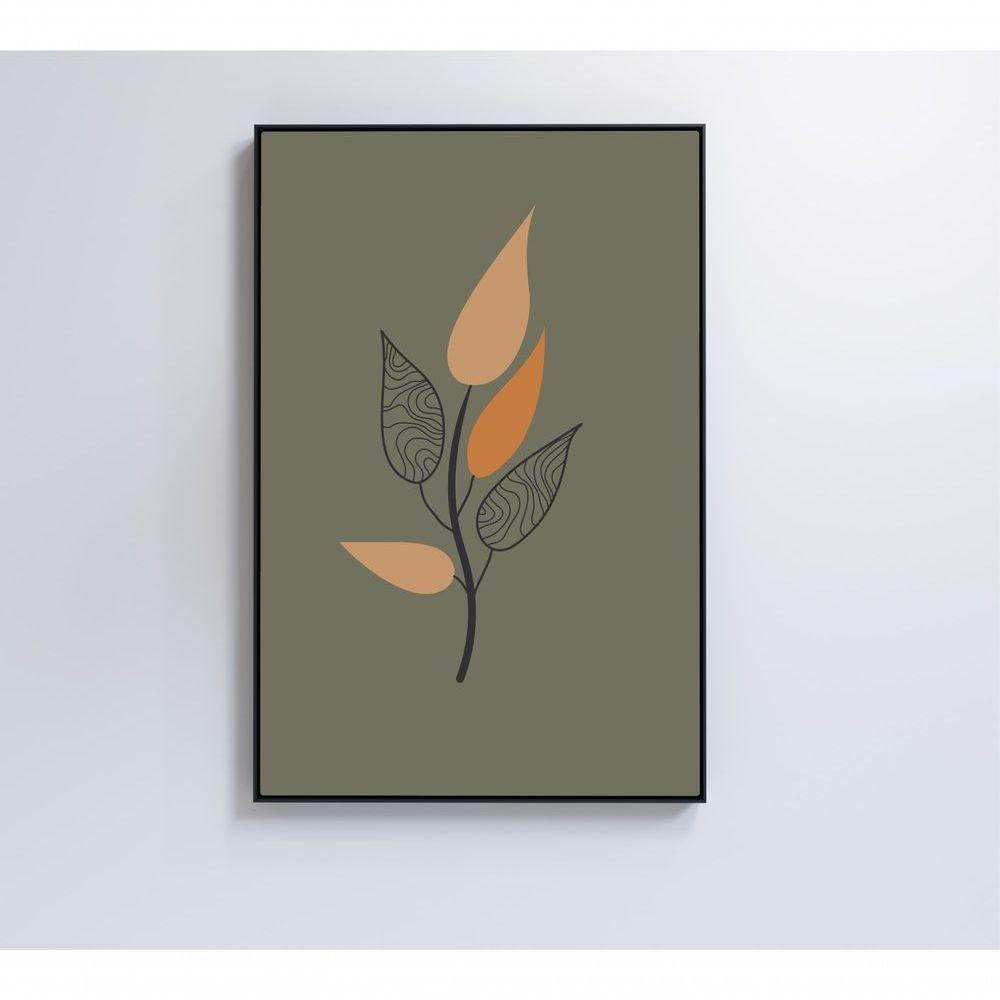 Quadro Abstrato Flores 3 80x120 Cm Vidro Impresso - 4