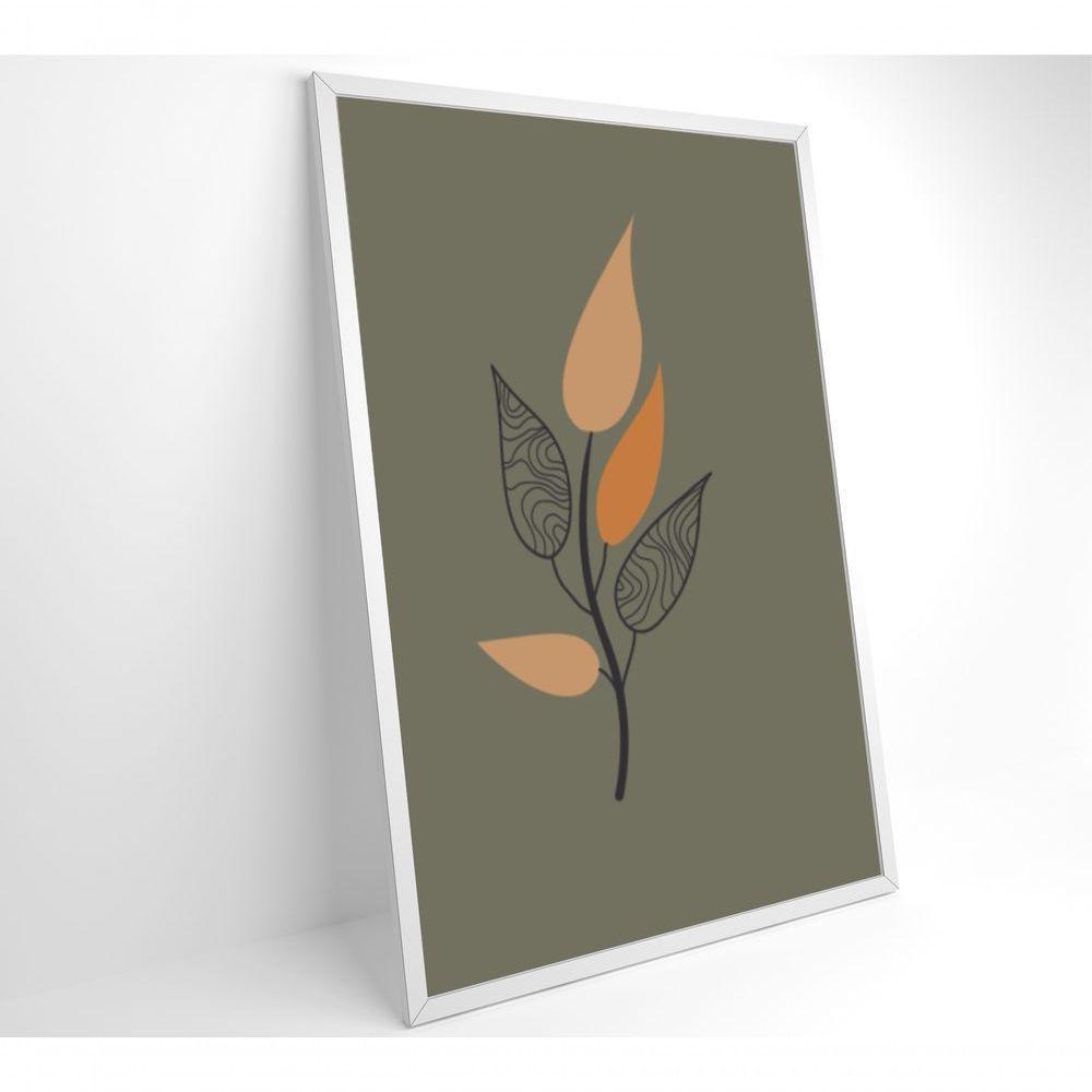 Quadro Abstrato Flores 3 80x120 Cm Vidro Impresso - 8