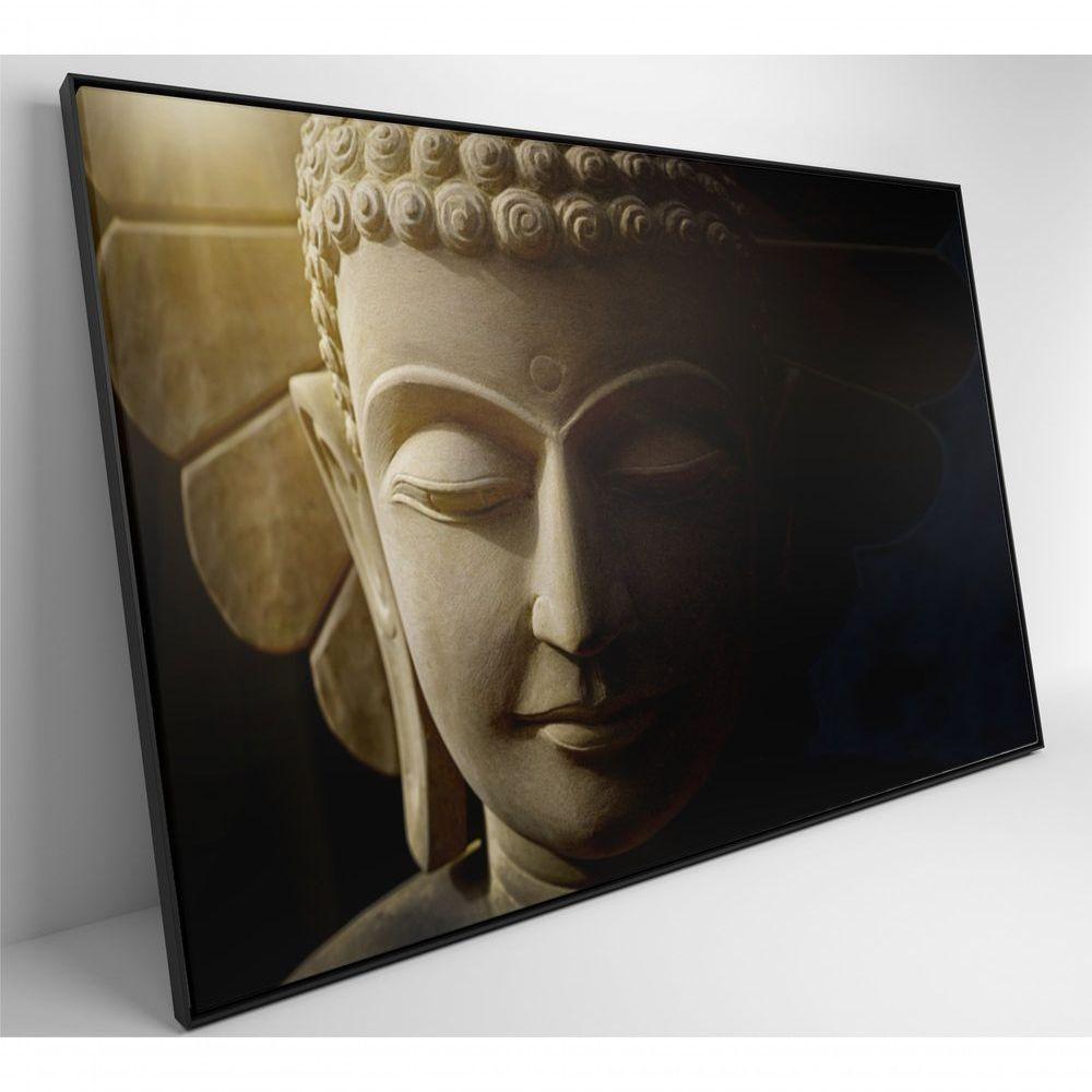 Quadro Buda Face 120x80 Cm Tecido Canvas - 5