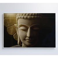 Quadro Buda Face 120x80 Cm Tecido Canvas - 9