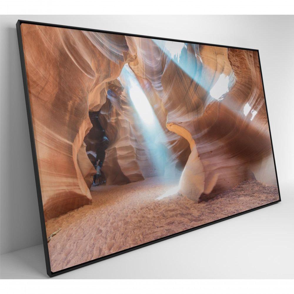 Quadro Labirintos Nas Rochas 90x60 Cm Tecido Canvas - 5